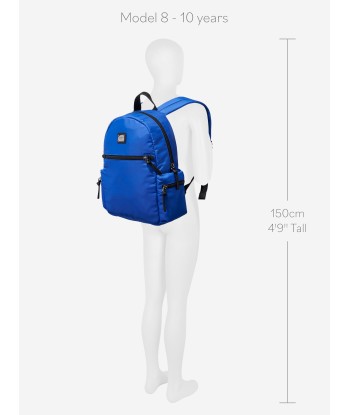 Dolce & Gabbana Kids Branded Backpack in Blue prix