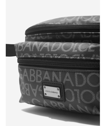 Dolce & Gabbana Kids Logo Belt Bag in Black chez Cornerstreet bien 