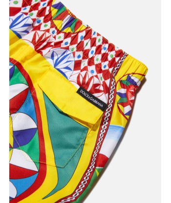 Dolce & Gabbana Baby Boys Carretto Logo Swim Shorts in Multicolour plus qu'un jeu 