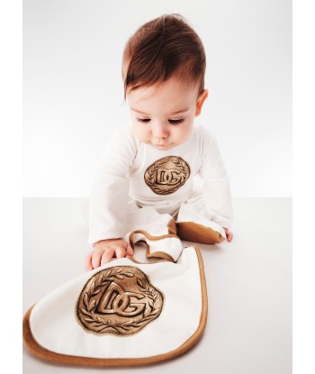 Dolce & Gabbana Baby Boys Logo Babygrow Gift Set in White s'inspire de l'anatomie humaine