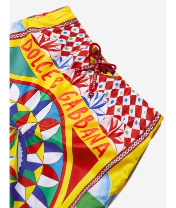 Dolce & Gabbana Baby Boys Carretto Logo Swim Shorts in Multicolour plus qu'un jeu 