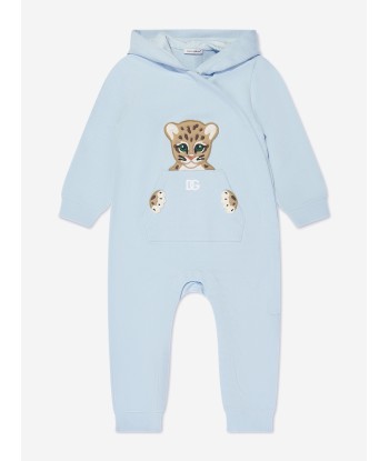 Dolce & Gabbana Baby Boys Hooded Onesie in Blue l'évolution des habitudes 