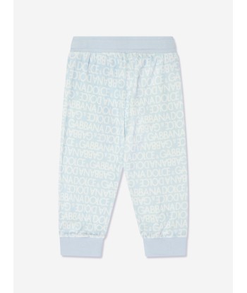 Dolce & Gabbana Baby Boys Logo Joggers in Blue shop