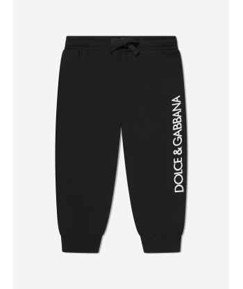 Dolce & Gabbana Baby Boys Logo Joggers in Black livraison et retour toujours gratuits