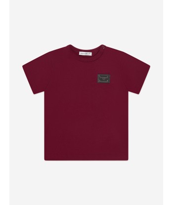 Dolce & Gabbana Baby Boys Logo T-Shirt in Red shop