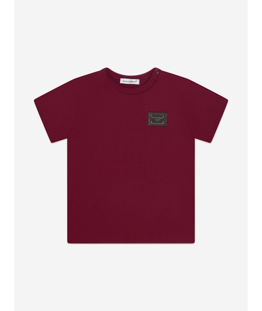 Dolce & Gabbana Baby Boys Logo T-Shirt in Red shop