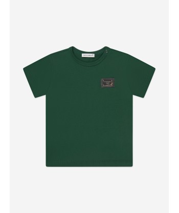 Dolce & Gabbana Baby Boys Logo T-Shirt in Green acheter