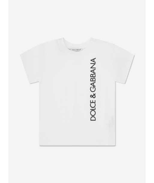 Dolce & Gabbana Baby Boys T-Shirt in White offre 