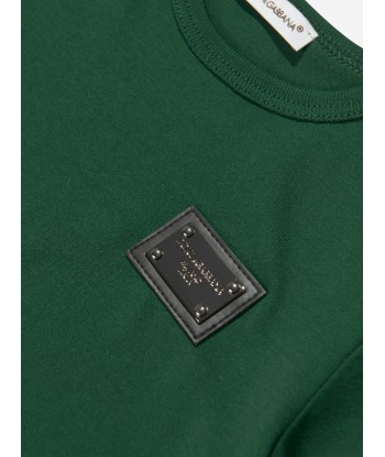 Dolce & Gabbana Baby Boys Logo T-Shirt in Green acheter