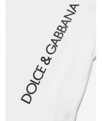 Dolce & Gabbana Baby Boys T-Shirt in White offre 