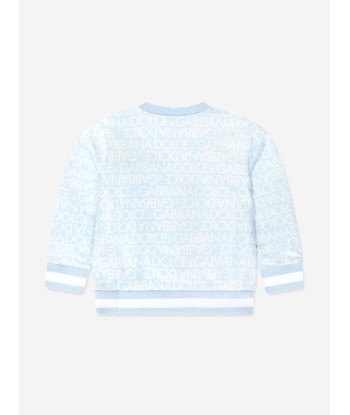 Dolce & Gabbana Baby Boys Leopard Sweatshirt in Blue Le MVP de beaucoup