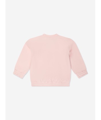 Dolce & Gabbana Baby Girls Logo Sweatshirt in Pink ou a consommer sur place