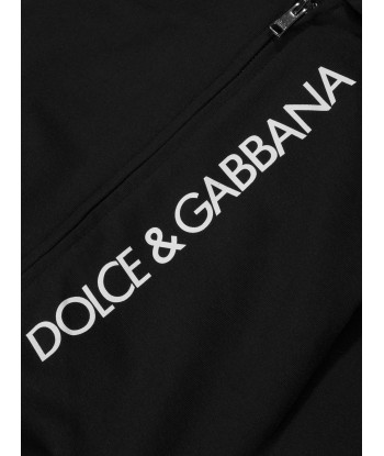 Dolce & Gabbana Baby Boys Logo Zip Up Top in Black shop