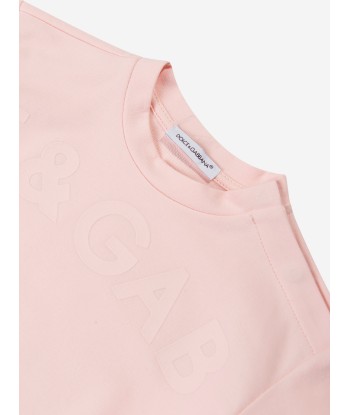 Dolce & Gabbana Baby Girls Logo Sweatshirt in Pink ou a consommer sur place