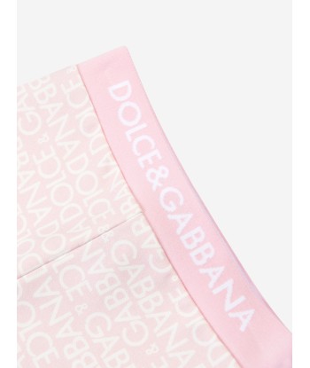 Dolce & Gabbana Baby Girls Logo Leggings in Pink pour bénéficier 