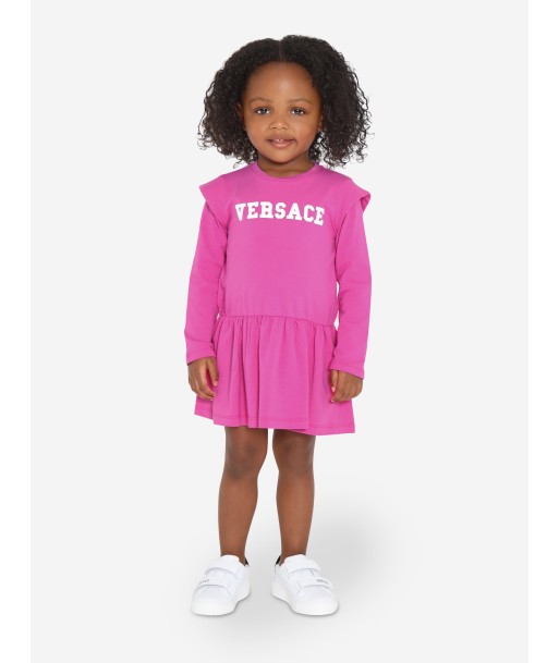 Versace Baby Girls Logo Sweater Dress in Pink 50-70% off 