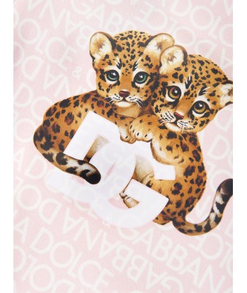 Dolce & Gabbana Baby Girls Leopard Sweatshirt in Pink 50-70% off 