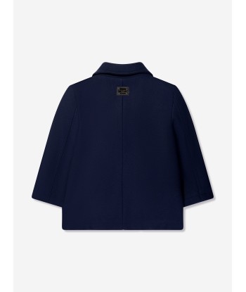 Dolce & Gabbana Boys Pea Coat in Navy store