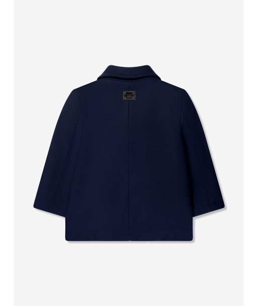 Dolce & Gabbana Boys Pea Coat in Navy store