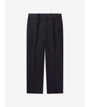 Dolce & Gabbana Boys Slim Fit Trousers in Navy 2024