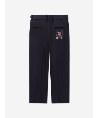 Dolce & Gabbana Boys Slim Fit Trousers in Navy 2024