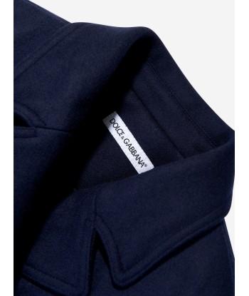 Dolce & Gabbana Boys Pea Coat in Navy store