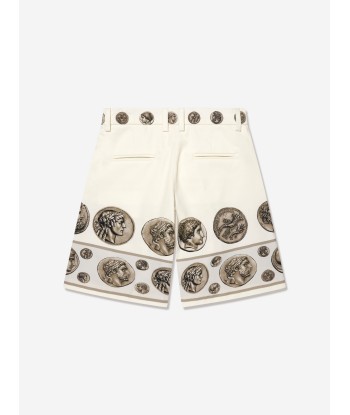 Dolce & Gabbana Boys Bermuda Shorts in Ivory meilleur choix