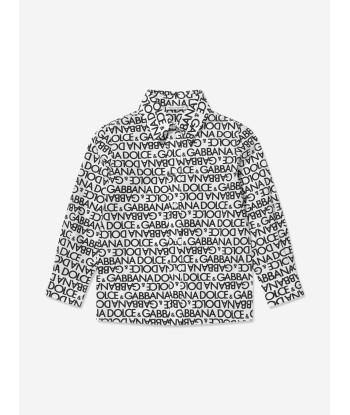 Dolce & Gabbana Boys Logo Shirt in White Economisez 