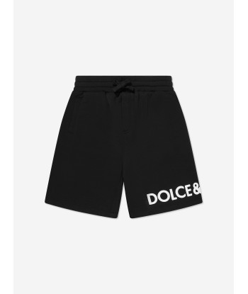 Dolce & Gabbana Boys Logo Bermuda Shorts in Black store