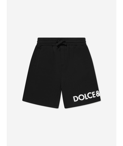 Dolce & Gabbana Boys Logo Bermuda Shorts in Black store