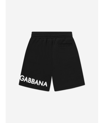 Dolce & Gabbana Boys Logo Bermuda Shorts in Black store