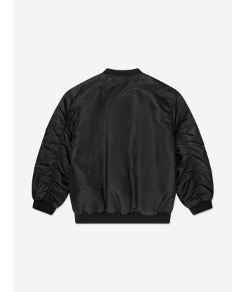 Dolce & Gabbana Boys Bomber Jacket in Black pas cher chine