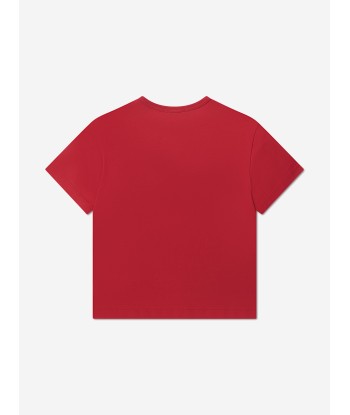 Dolce & Gabbana Boys Logo T-Shirt in Red prix pour 