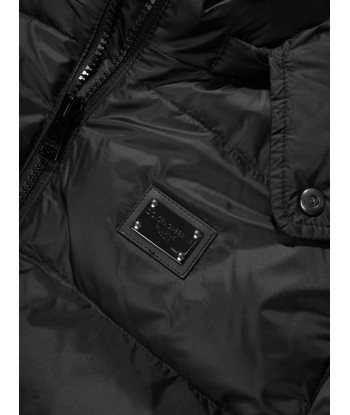 Dolce & Gabbana Boys Puffer Jacket in Black À commander