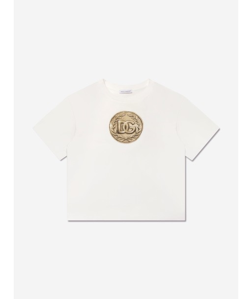 Dolce & Gabbana Boys Branded T-Shirt in White 2024