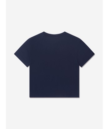 Dolce & Gabbana Boys Logo T-Shirt in Blue france