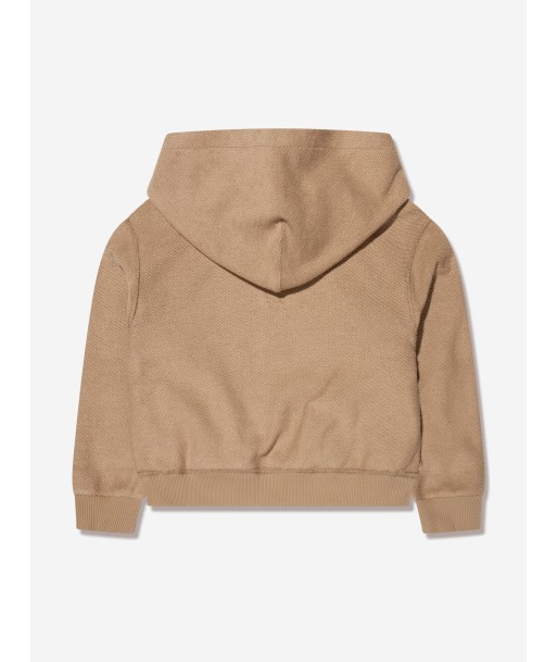 Dolce & Gabbana Boys Logo Hoodie in Beige des créatures d'habitude