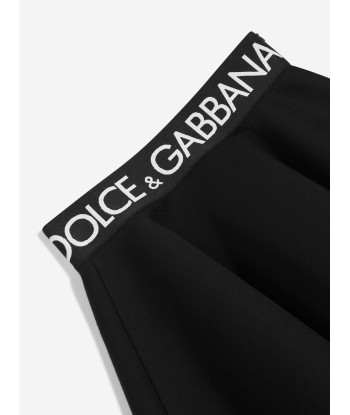 Dolce & Gabbana Girls Flared Skirt in Black Fin de série