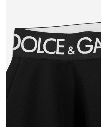 Dolce & Gabbana Girls Flared Skirt in Black Fin de série