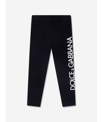 Dolce & Gabbana Girls Logo Leggings in Black Découvrez la collection