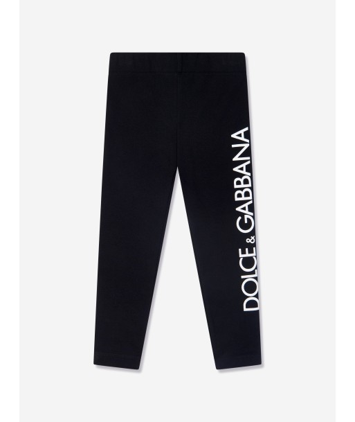 Dolce & Gabbana Girls Logo Leggings in Black Découvrez la collection