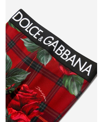 Dolce & Gabbana Girls Tartan Rose Leggings in Red votre restaurant rapide dans 