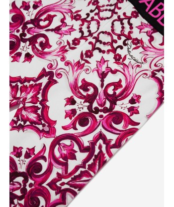 Dolce & Gabbana Girls Majolica Print Leggings in Pink prix pour 