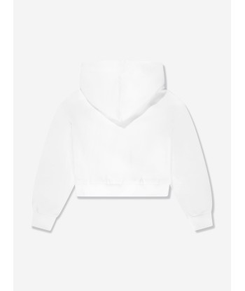 Dolce & Gabbana Girls Logo Hoodie in White vente chaude votre 