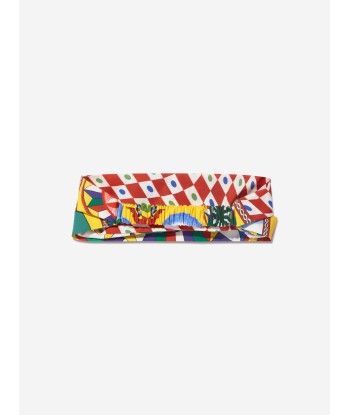 Dolce & Gabbana Girls Carretto Logo Scarf in Multicolour s'inspire de l'anatomie humaine