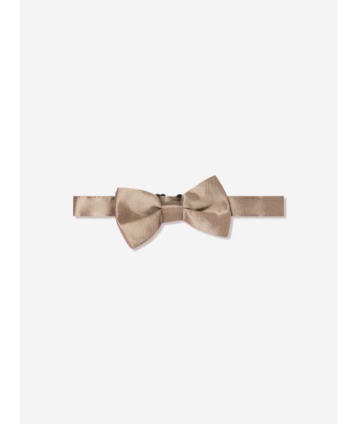 Dolce & Gabbana Baby Boys Silk Bow Tie in Gold Fin de série