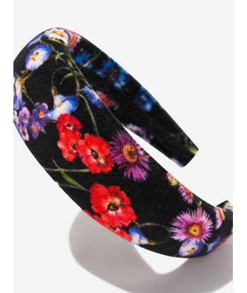 Dolce & Gabbana Girls Floral Headband in Black l'achat 