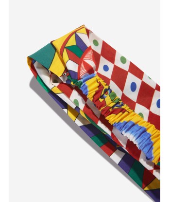 Dolce & Gabbana Girls Carretto Logo Scarf in Multicolour s'inspire de l'anatomie humaine