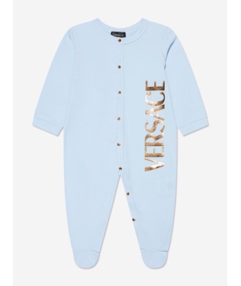 Versace Baby Boys Babygrow Gift Set in Blue Comment ça marche