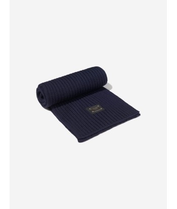 Dolce & Gabbana Boys Wool Scarf in Navy Découvrez la collection